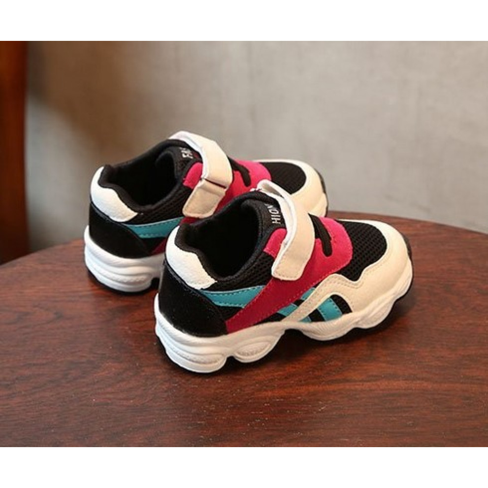 Кросівки дитячі NO.1 з бордово-бірюзовими смужками