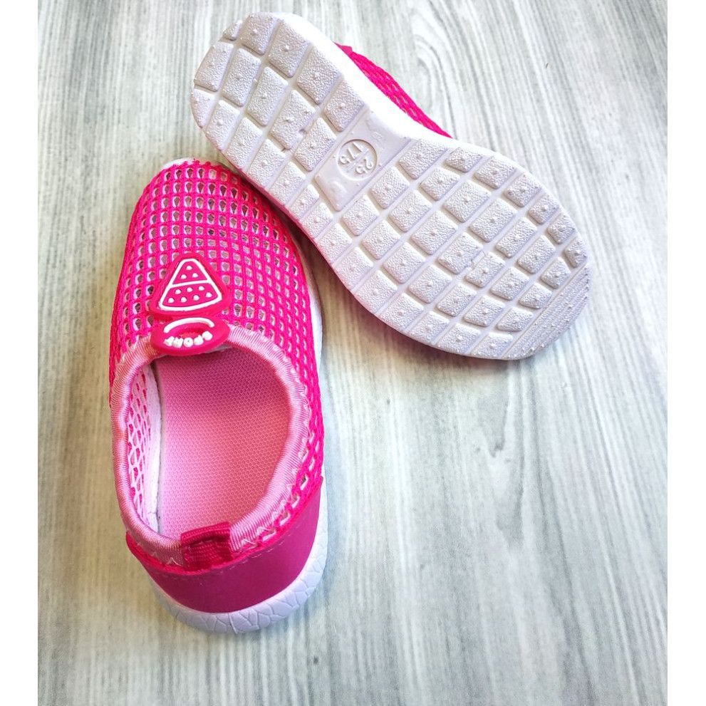 Кросівки дитячі сіточка малинові