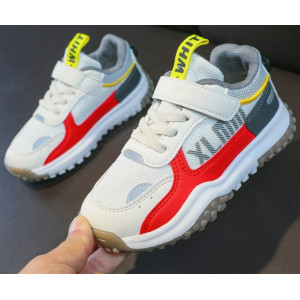 Кросівки дитячі X-MMA сітка з червоними вставками