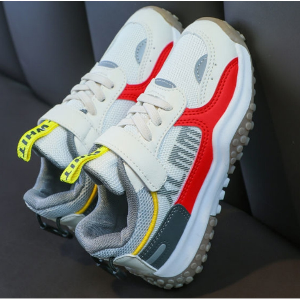 Кросівки дитячі X-MMA сітка з червоними вставками