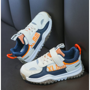 Кросівки дитячі X-MMA сітка з темно-синіми вставками