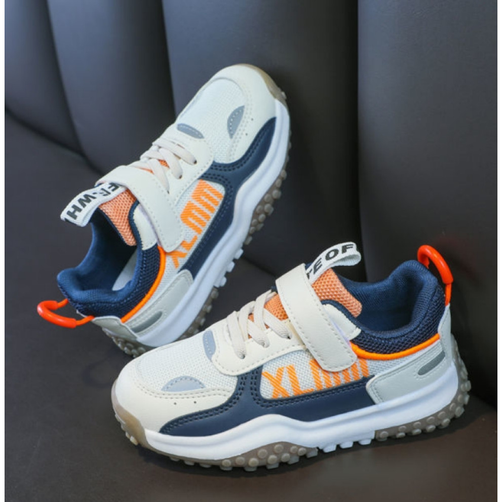 Кросівки дитячі X-MMA сітка з темно-синіми вставками