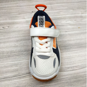 Кросівки дитячі X-MMA сітка з темно-синіми вставками