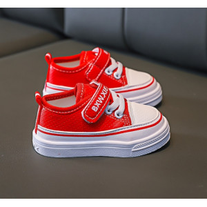 Кросівки PU-шкіра BXW біло-червоні