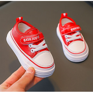 Кросівки PU-шкіра BXW біло-червоні