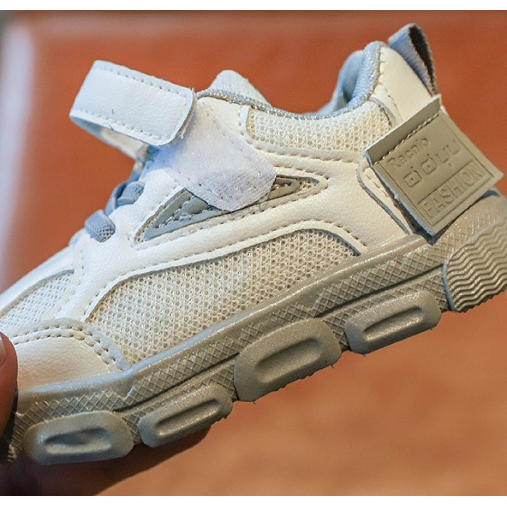 Кросівки Racnio дихаюча сітка біло-сірі