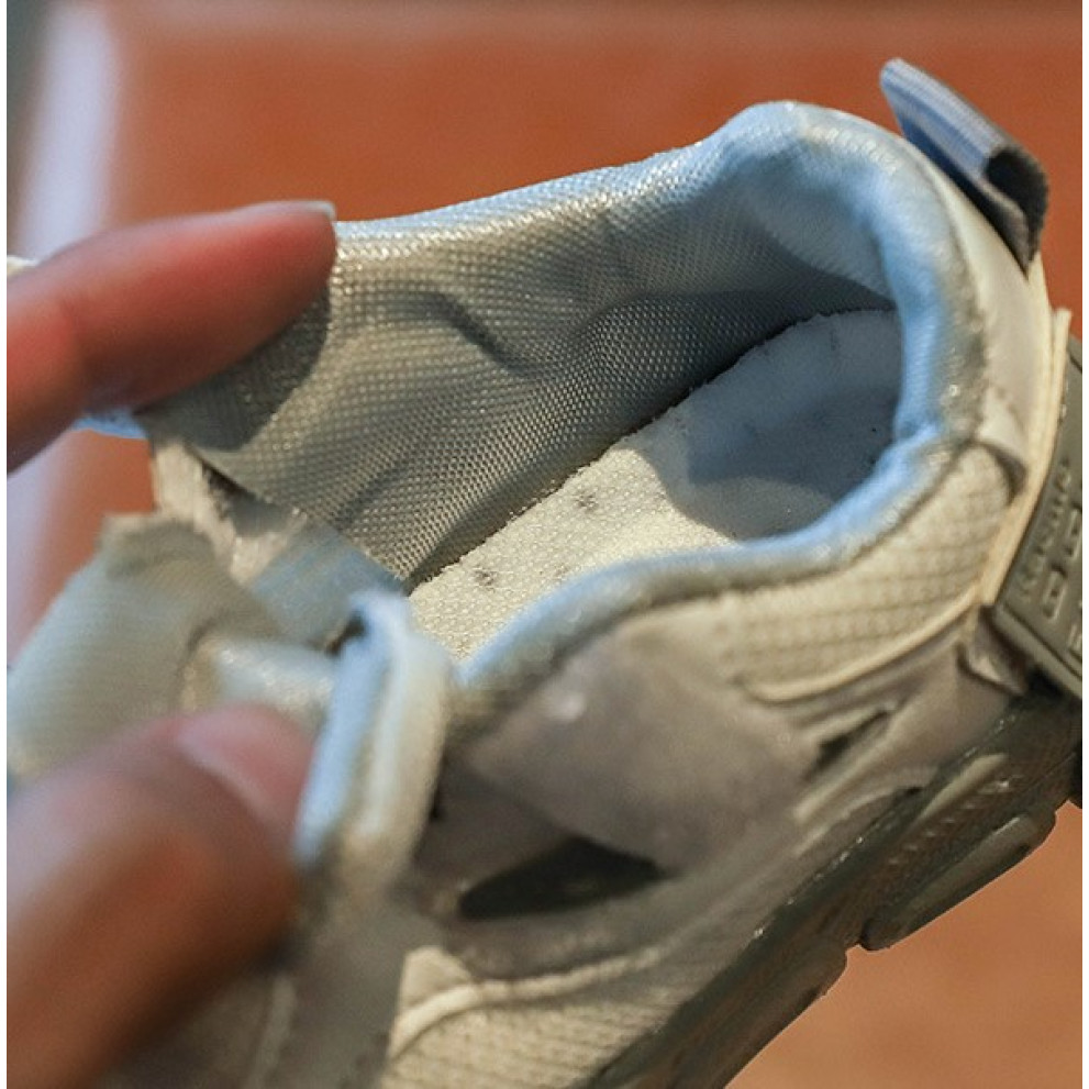 Кросівки Racnio дихаюча сітка біло-сірі