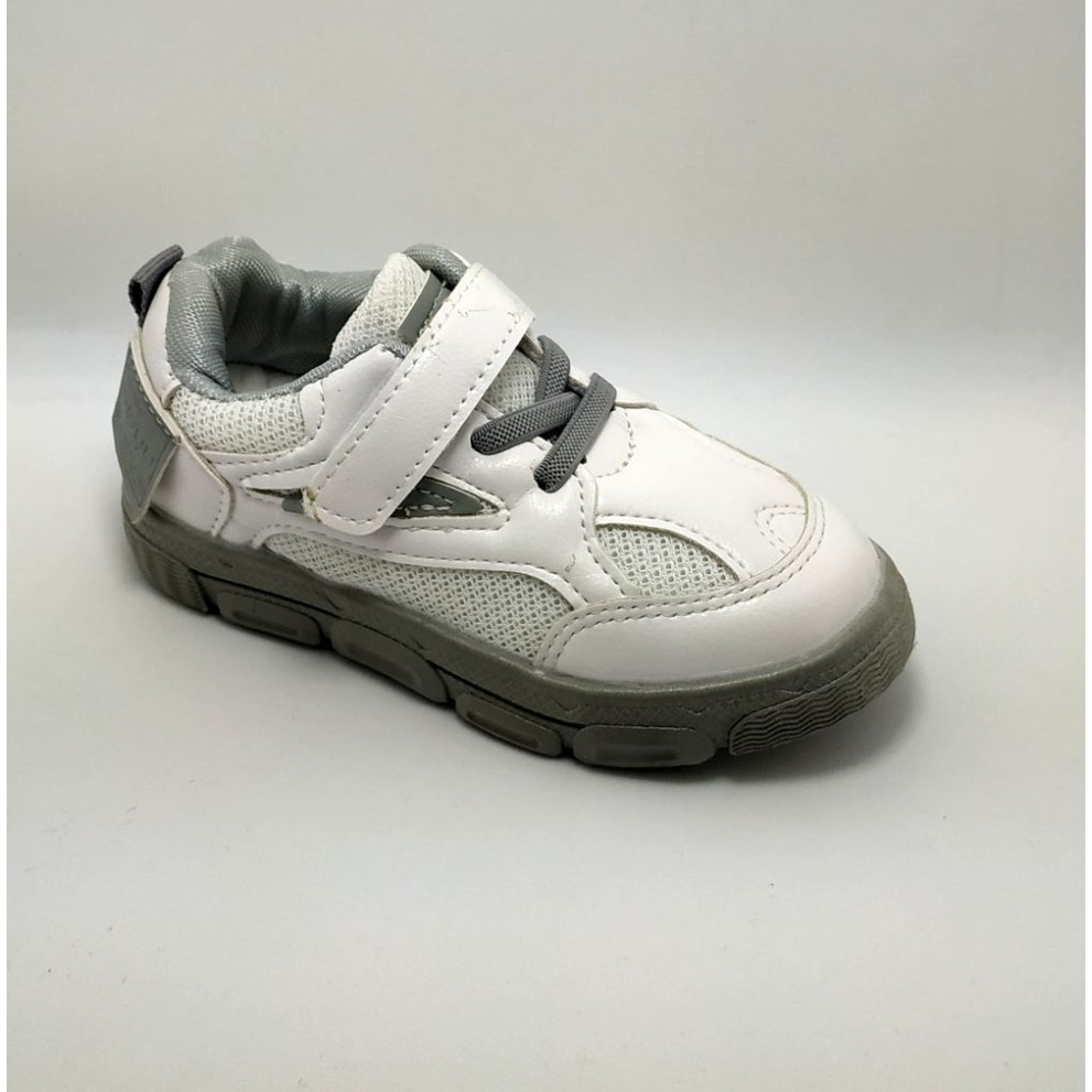 Кросівки Racnio дихаюча сітка біло-сірі