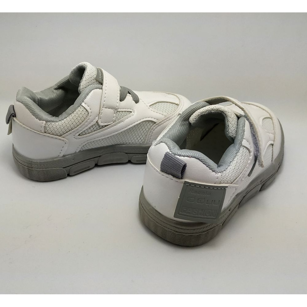 Кросівки Racnio дихаюча сітка біло-сірі