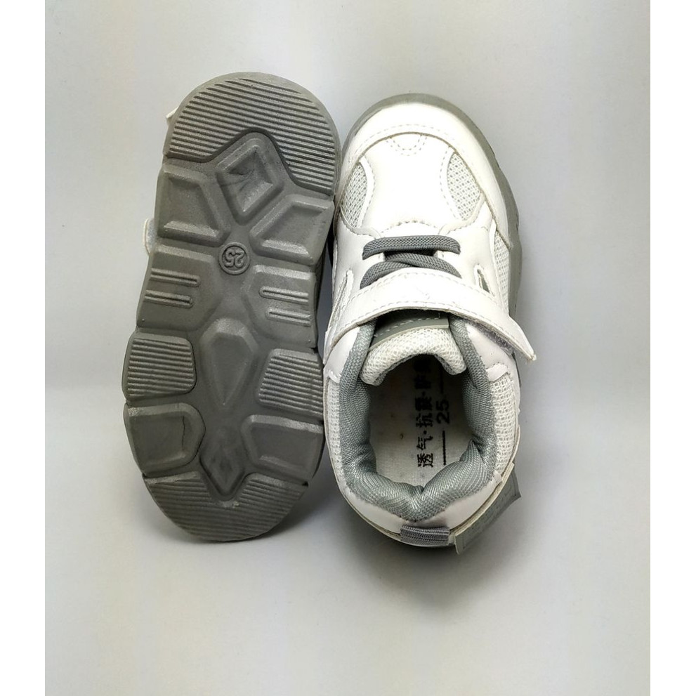 Кросівки Racnio дихаюча сітка біло-сірі