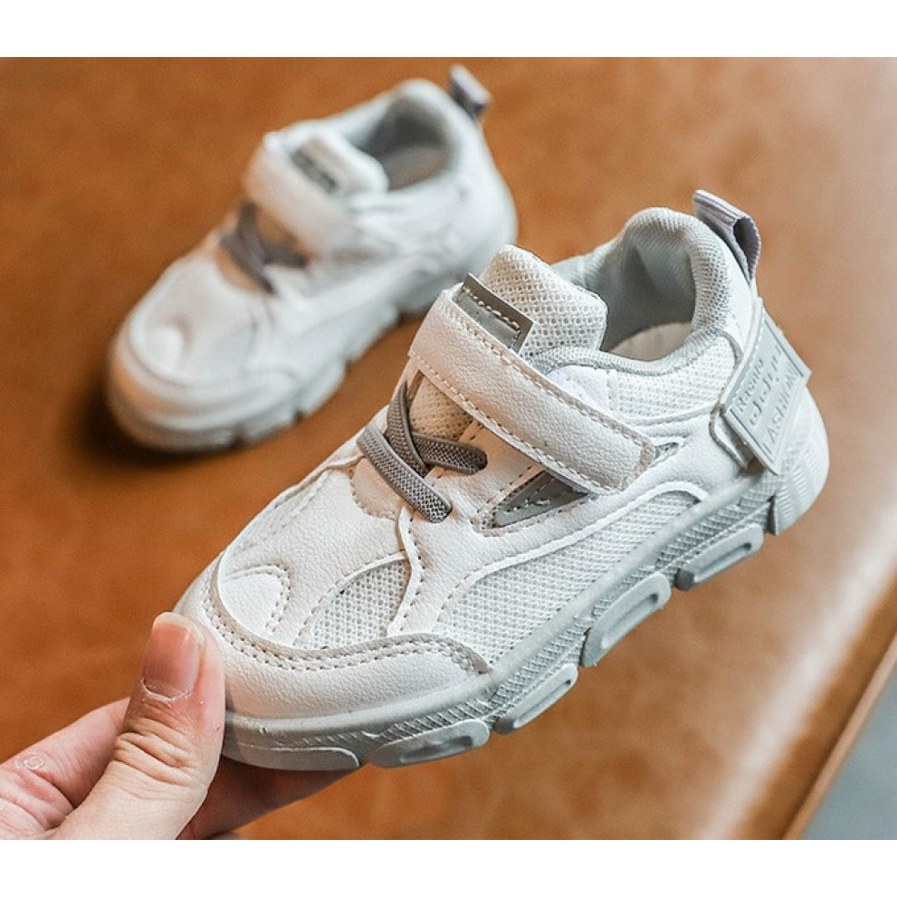 Кросівки Racnio дихаюча сітка біло-сірі