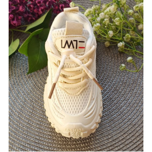 Кросівки весна-літо LWT білі з бежевим