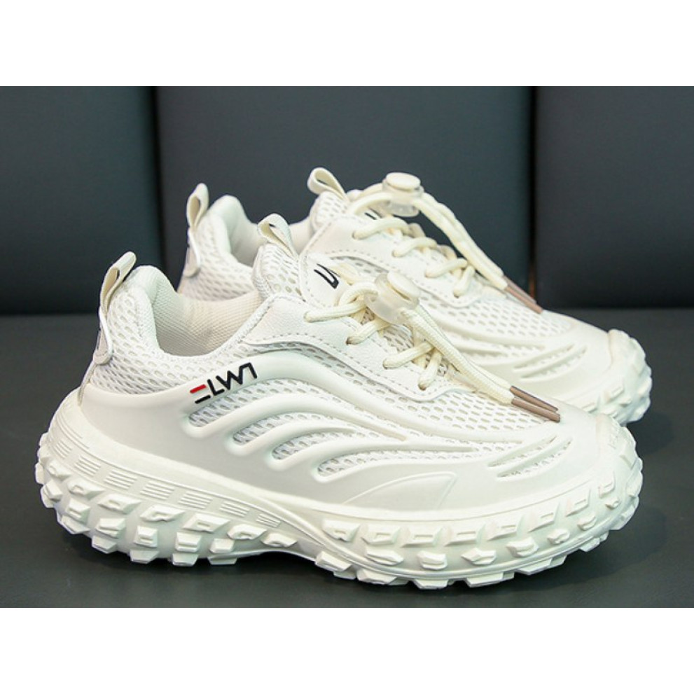 Кросівки весна-літо LWT білі з бежевим