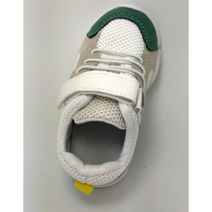 Кросівки дитячі Fashion білі з зеленими вставками