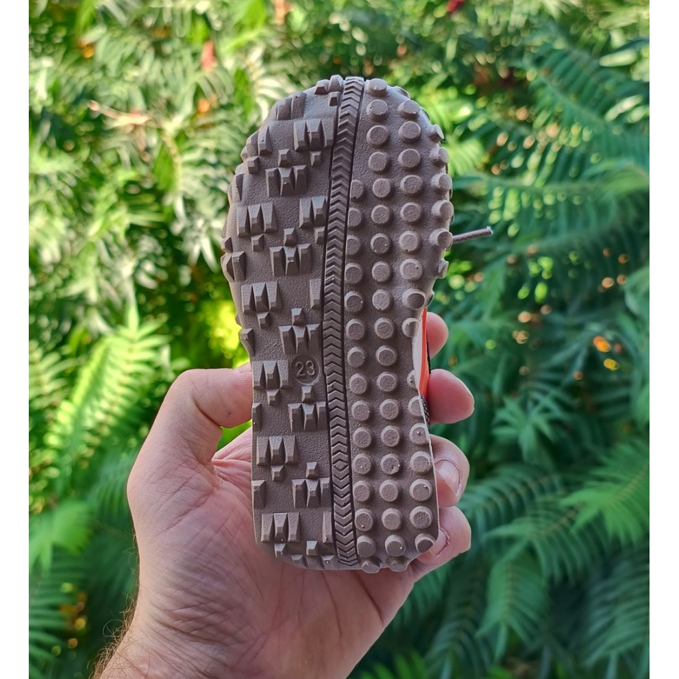 Кросівки дитячі утеплені флісом hЕ сіро-оранжеві