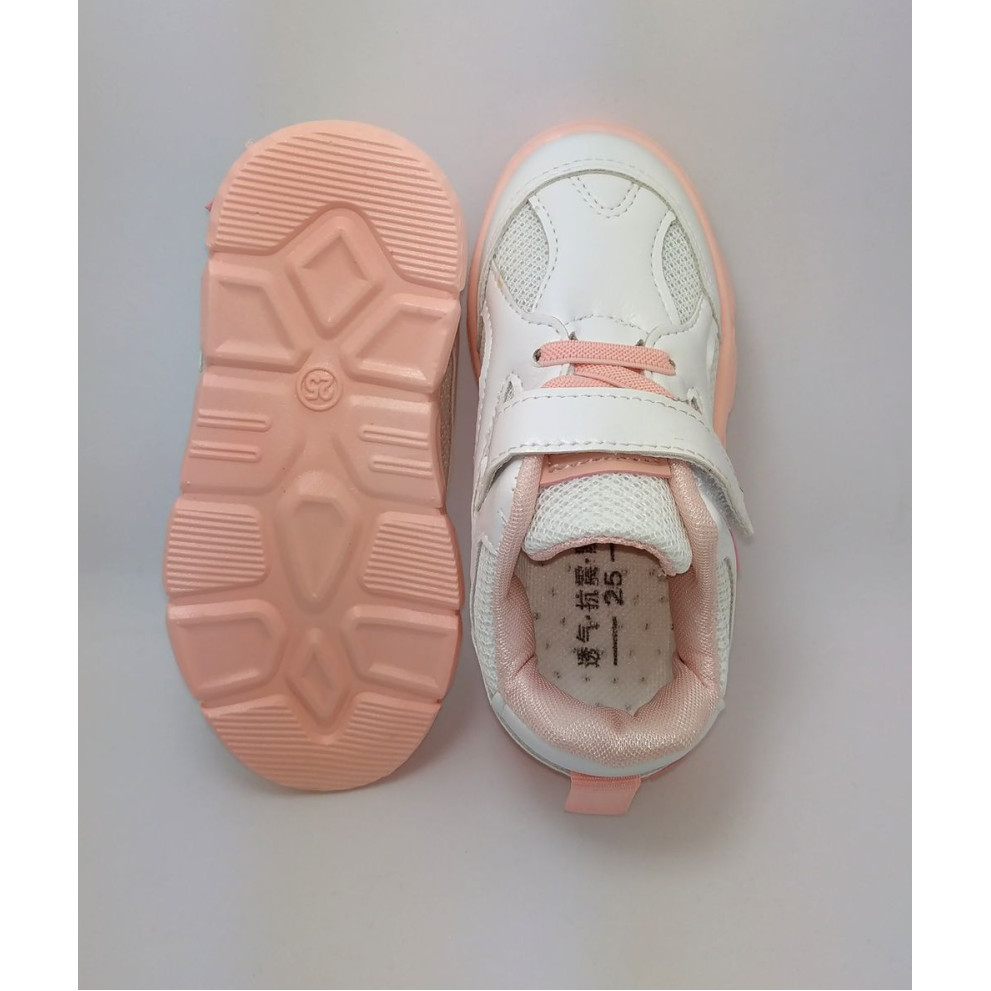 Кросівки Racnio дихаюча сітка біло-рожеві