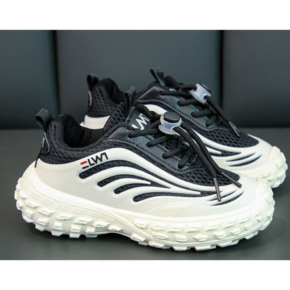 Кросівки весна-літо LWT чорні з білим