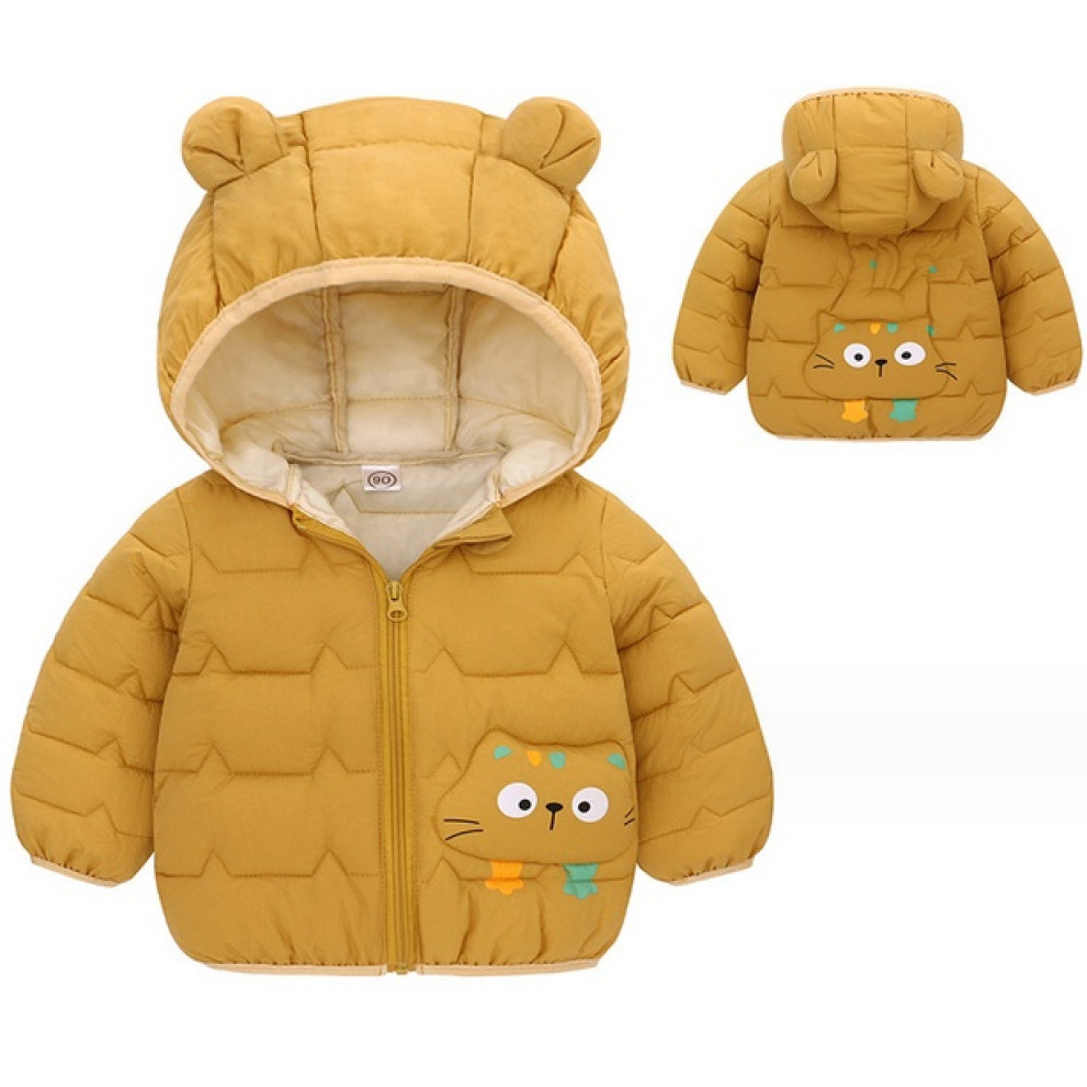 Курточка демісезонна Котик жовта 10144