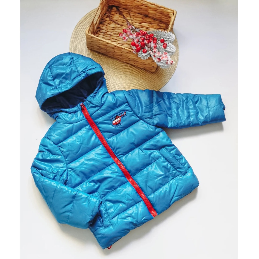 Курточка хлопчику синя 30257