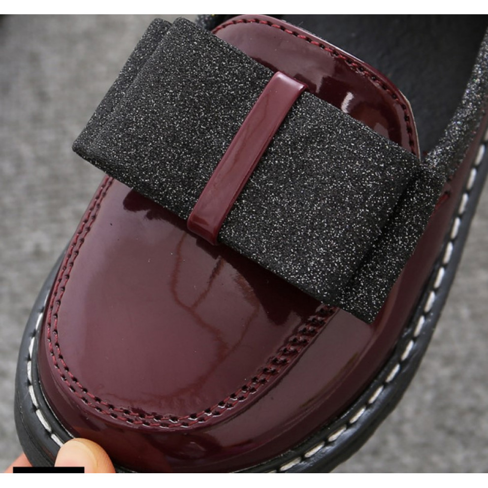 Лаковані туфлі для дівчаток бордові