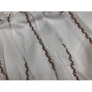 Літній костюм для дівчинка білий 3987