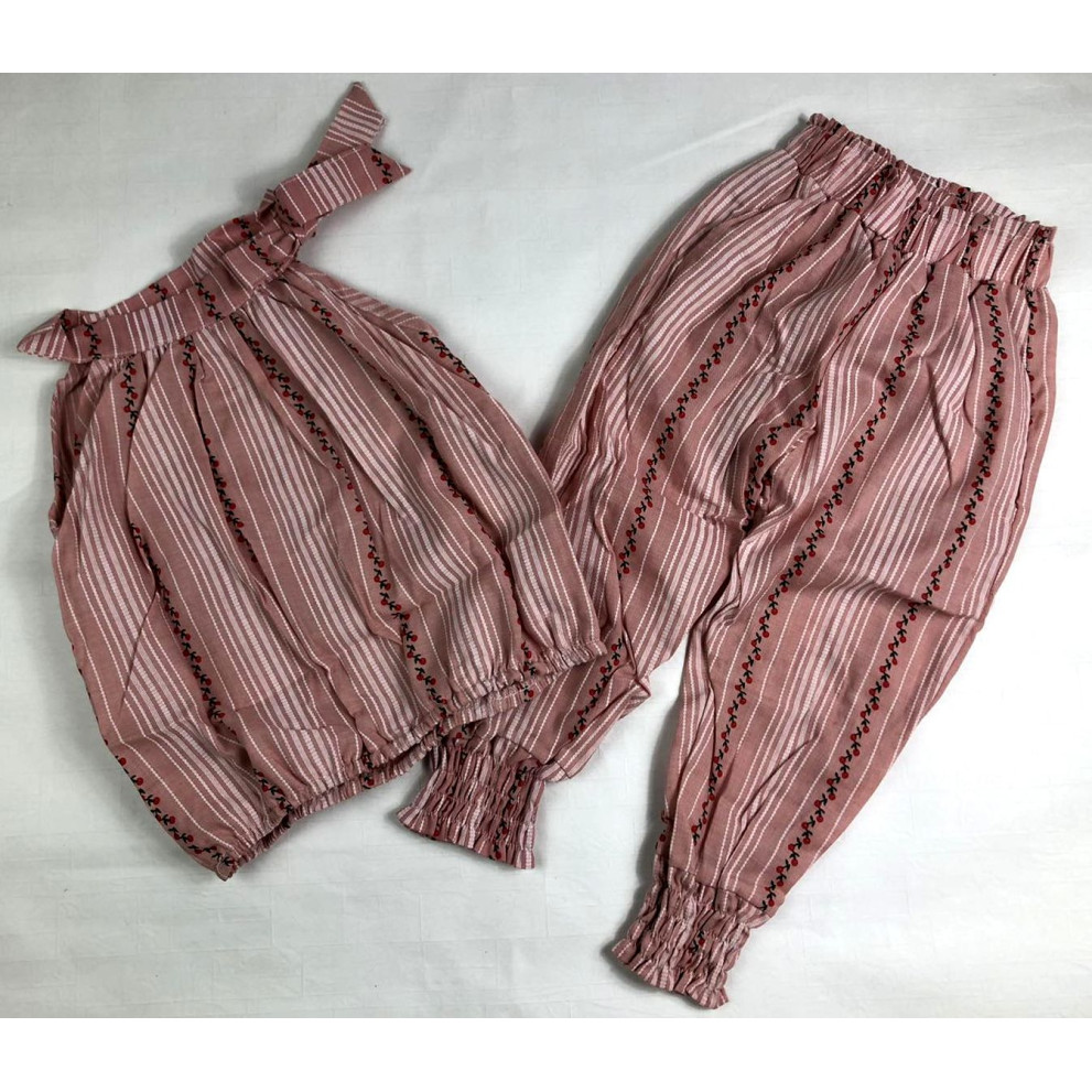 Літній костюм для дівчинка рожевй 3988