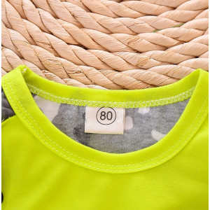 Літній костюм для хлопчика камуфляж салатовий верх 1182