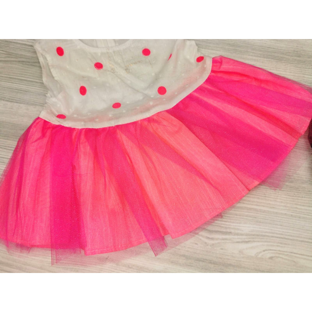 Літній комплект для дівчинки рожевий 1041