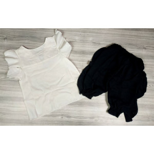 Літній костюм для дівчинки білий 4214