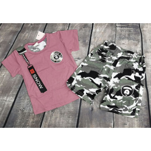 Літній костюм для хлопчика камуфляж 1184