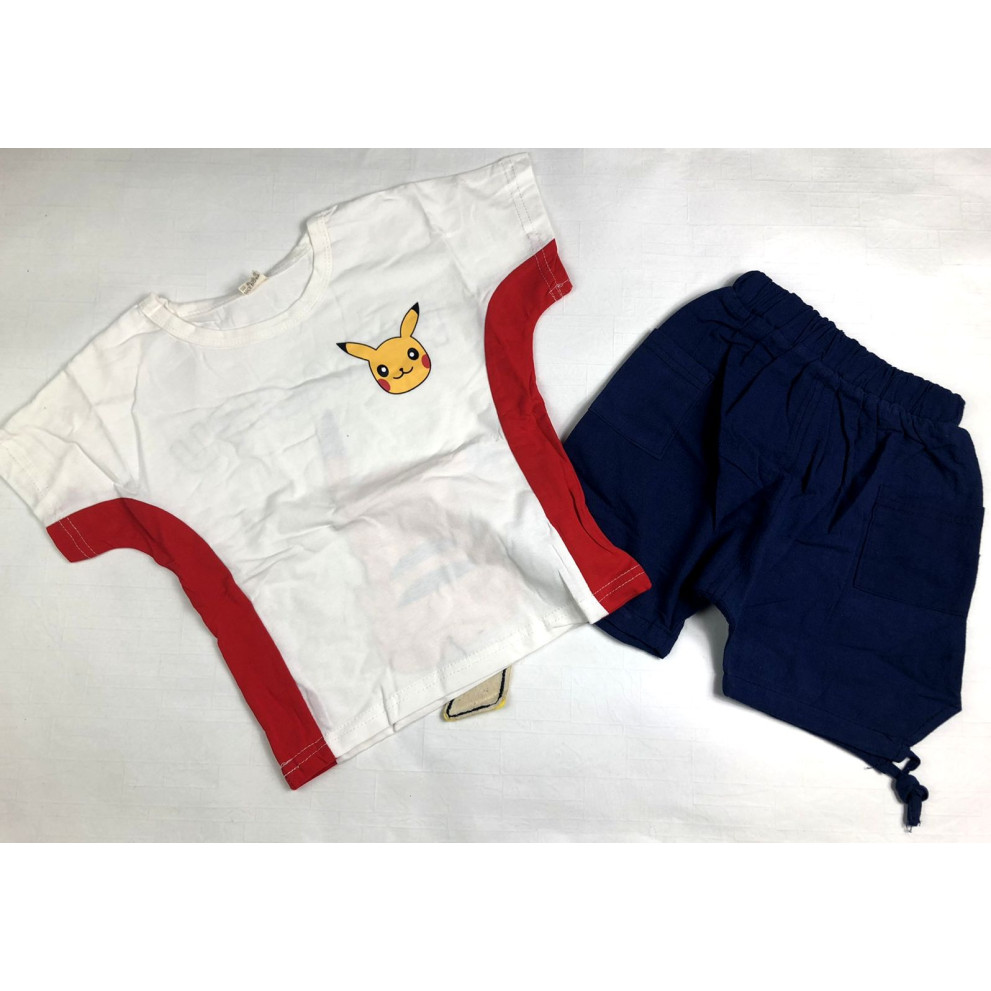 Літній костюм хлопчику білий 4023