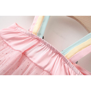 Літня сукня Панда рожева 1189