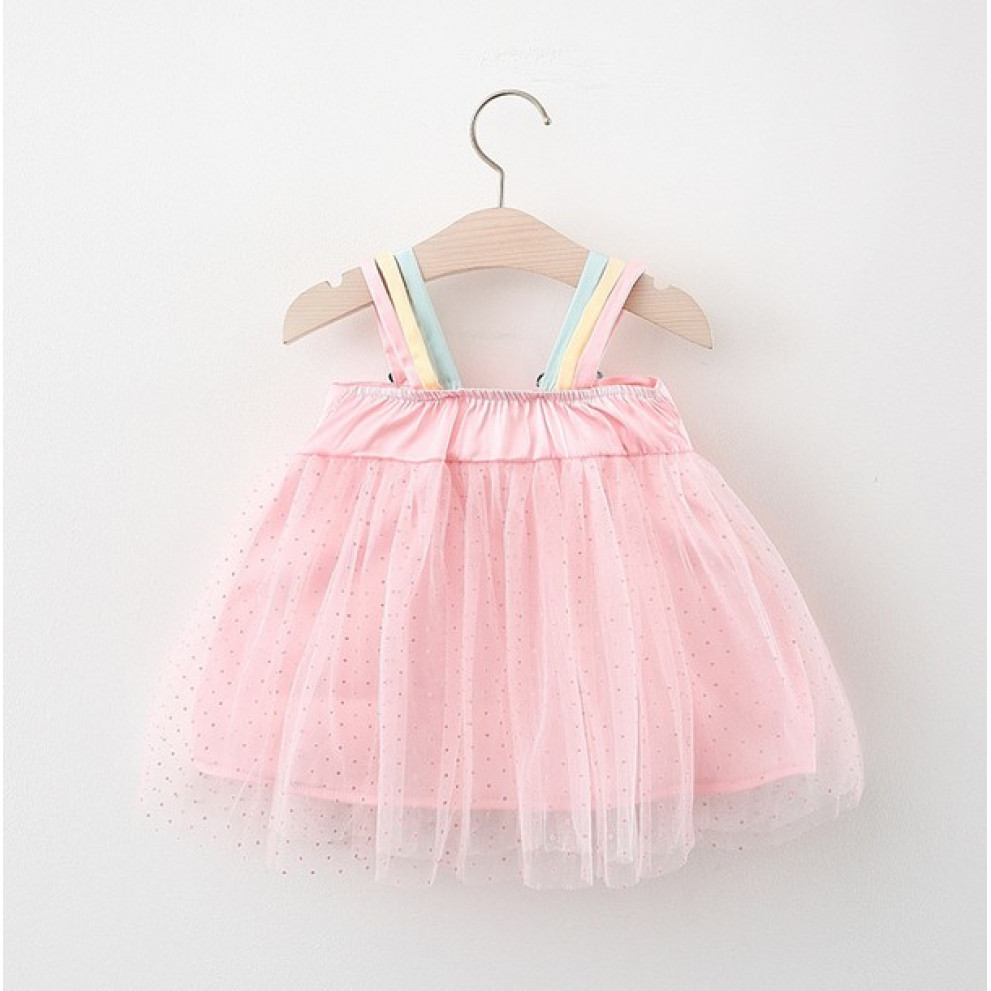 Літня сукня Панда рожева 1189