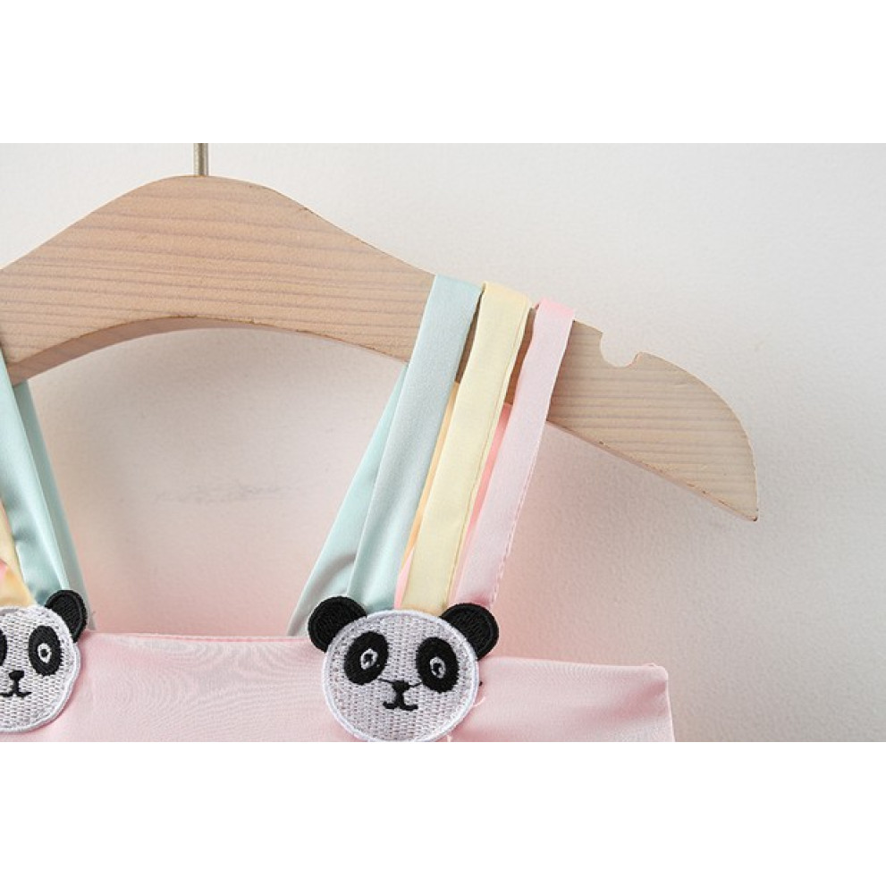 Літня сукня Панда рожева 1189