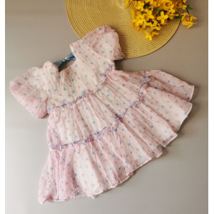 Нарядна сукня дівчинці рожева 10004