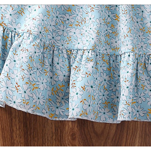 Нарядна сукня для дівчинки блакитна 10465