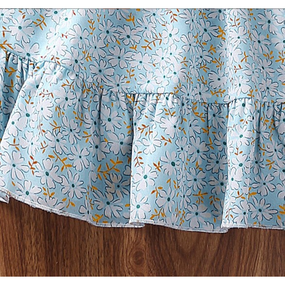 Нарядна сукня для дівчинки блакитна 10465