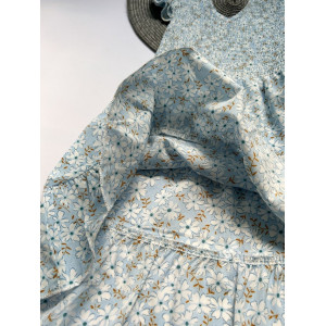 Нарядна сукня для дівчинки блакитна 10465