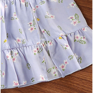 Нарядна сукня для дівчинки блакитна 10466