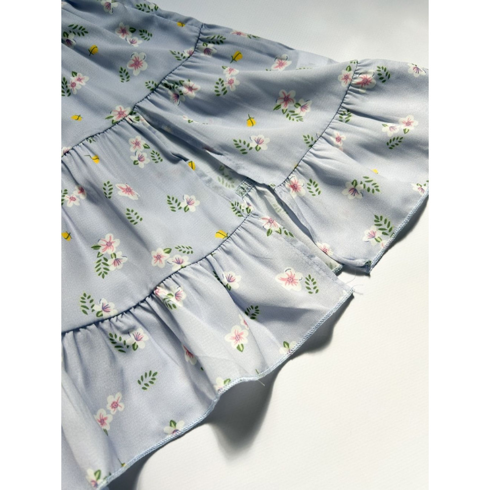 Нарядна сукня для дівчинки блакитна 10466