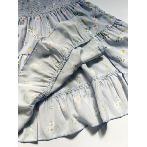 Нарядна сукня для дівчинки блакитна 10466