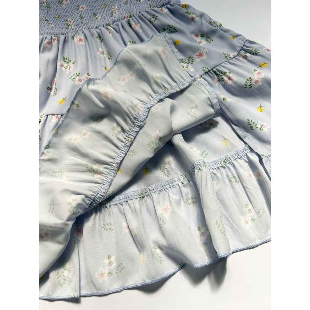 Нарядна сукня для дівчинки блакитна 10466