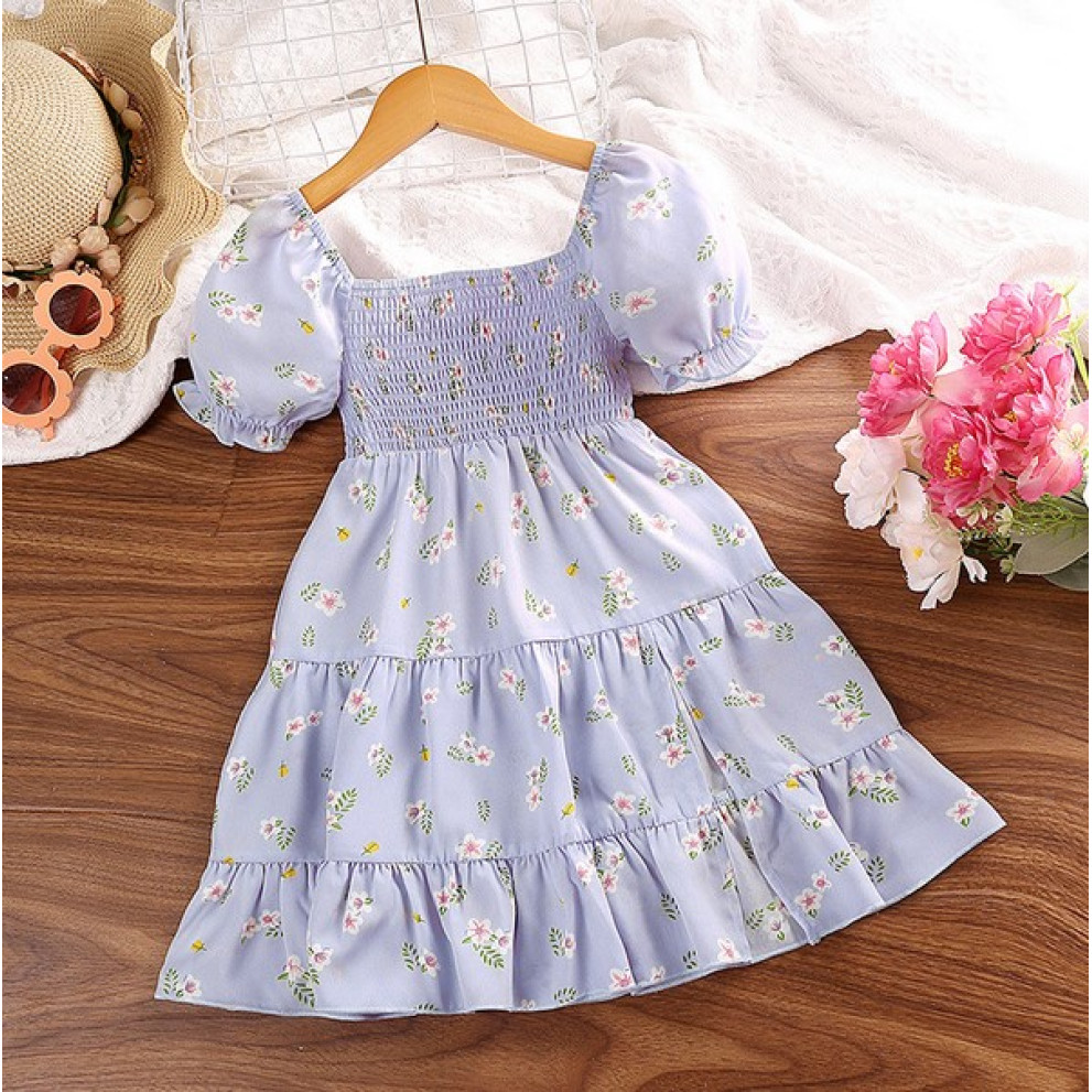 Нарядна сукня для дівчинки блакитна 10466