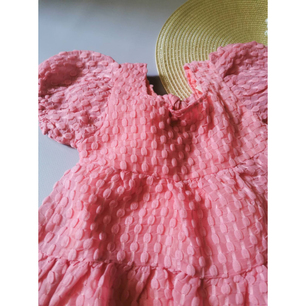 Нарядна сукня для дівчинки рожева 2124