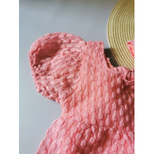 Нарядна сукня для дівчинки рожева 2124