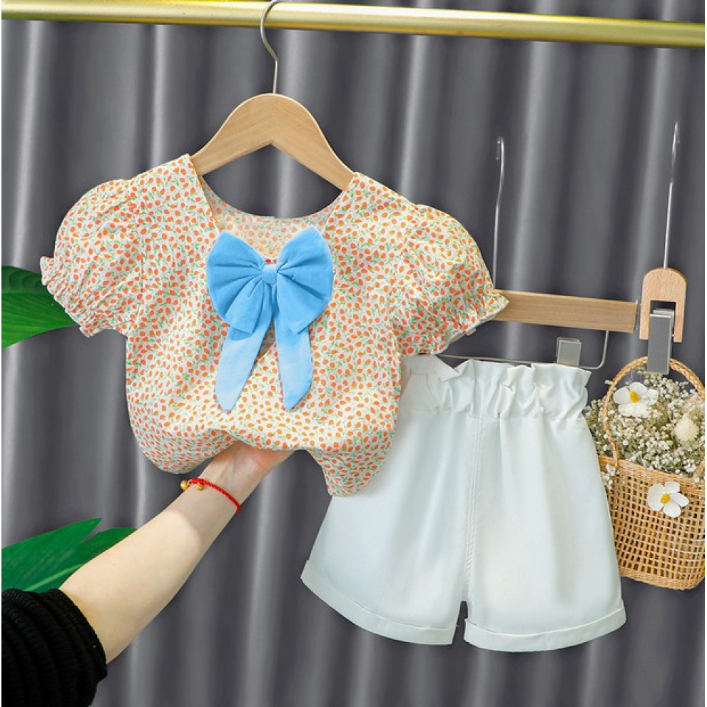 Нарядний костюм для дівчинки на літо 1279