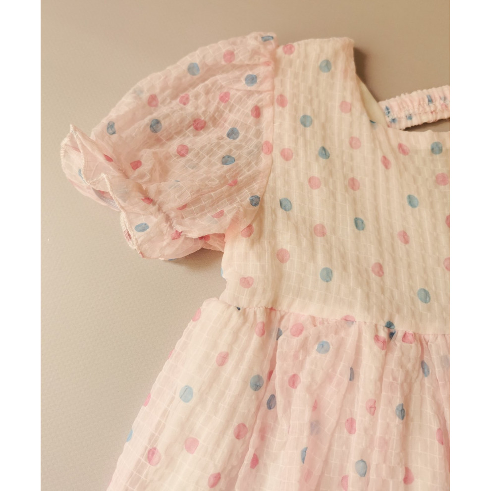 Ніжна сукня для дівчинки з квіточкою рожева 2156