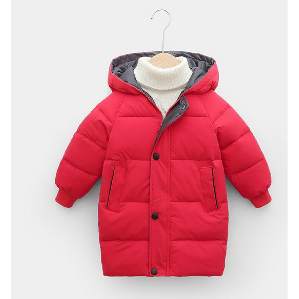 Пальто демісезонне червоне 1559