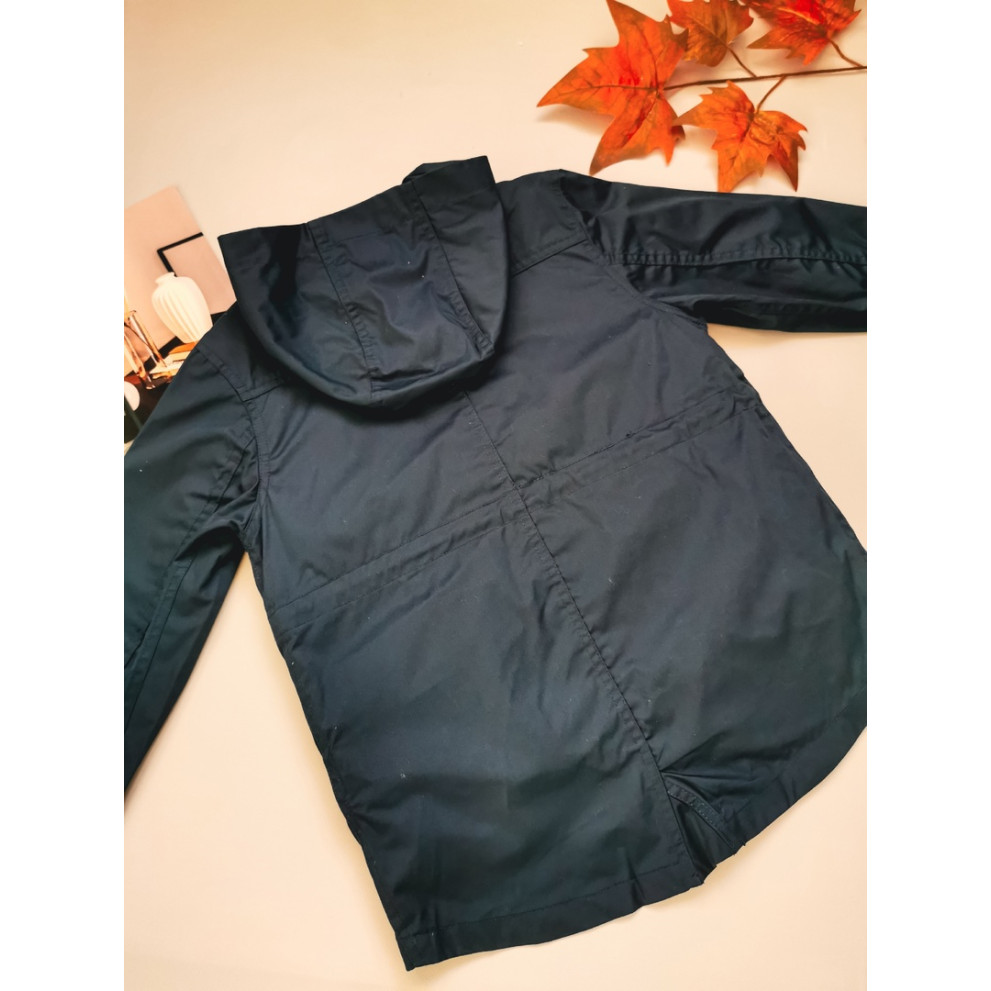 Парка хлопчику темно-синя 2в1 30119