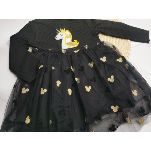 Сукня для дівчинки чорна Horse 1928
